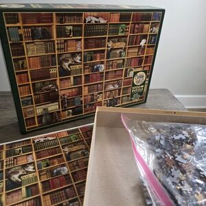 The Cat Library - 1000 Piece Jigsaw Puzzle